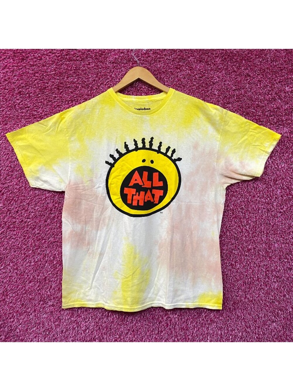 Nickelodeon Tie dye All that Tv Show Promo tie dye Tshirt size extra large